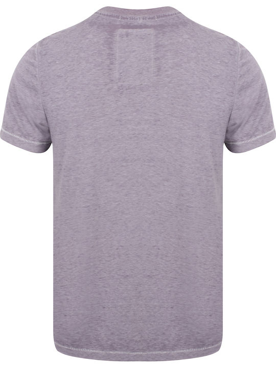 Tokyo Laundry T-shirt Bărbătesc cu Mânecă Scurtă Violet