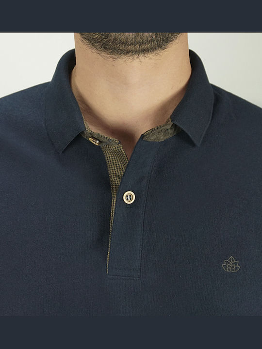 Polo Short Sleeve Blouse Navy Blue