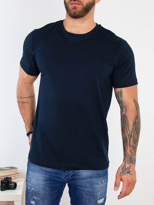 Everbest Men's Short Sleeve T-shirt Navy Blue