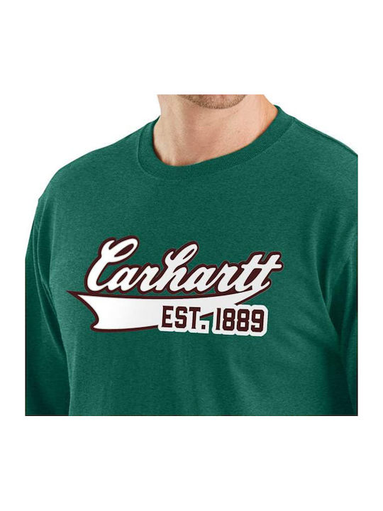 Carhartt Ανδρικό T-shirt Κοντομάνικο Πράσινο