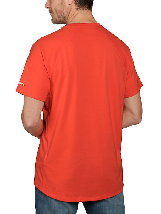 Carhartt Force Herren T-Shirt Kurzarm Orange