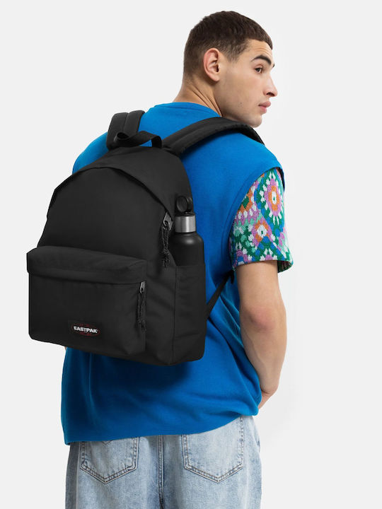 Eastpak Day Pak'r School Backpack Junior High-High School With Water Bottle Holder Black 24 Litre 30 x 18 x 40 cm