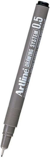 Artline Design Marker 0.5mm Black