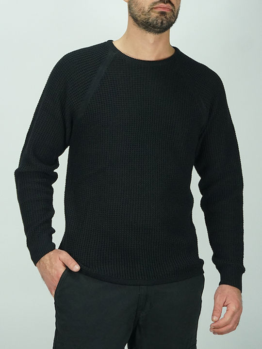 Langarm-Pullover Schwarz