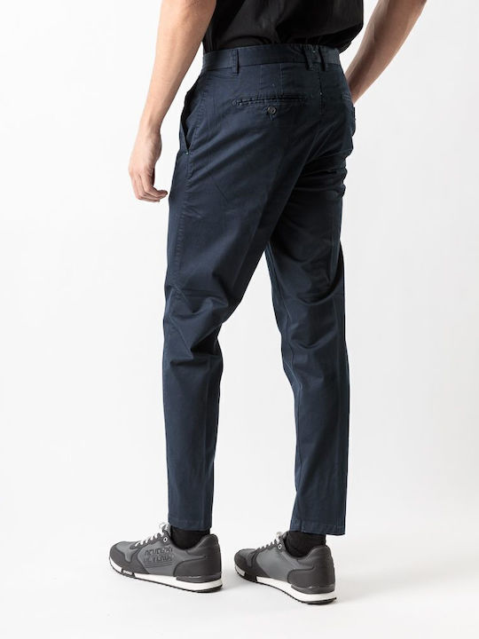 Trousers Chino Elastic Blue