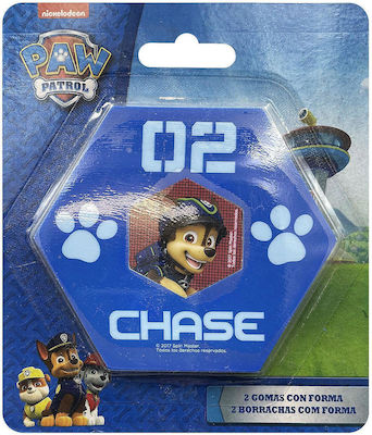 Set Gume pentru Creion Paw Patrol 2buc Albastru