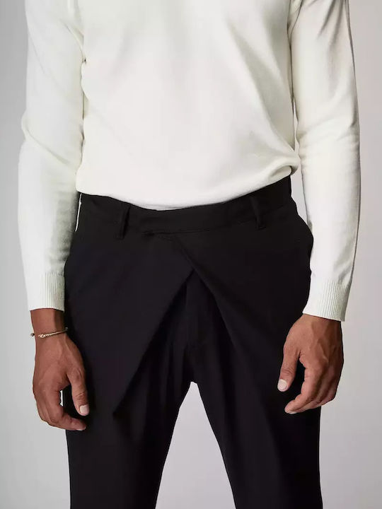 Stefan Fashion Pantaloni pentru bărbați Chino Negru