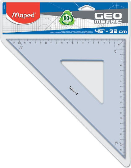 Maped Geometrisches Dreieck Kunststoff Transparent 32cm Geometric