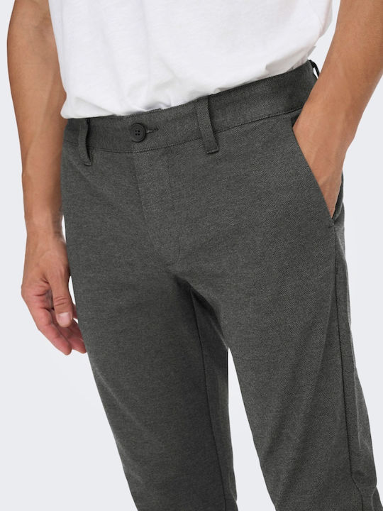 Παντελόνι Chino Ελαστικό Γκρι