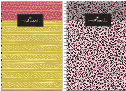 Hallmark Spiral Caiet Cu dungi A4 2 de Subiecte Multicolor 1buc