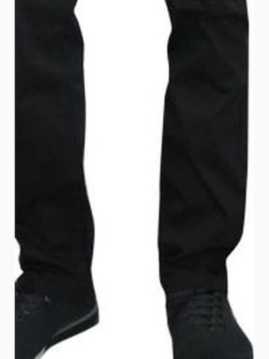 Trousers Chino Elastic Black