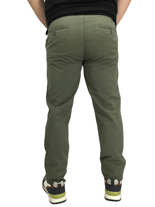 Lexton Men's Trousers Chino Khaki