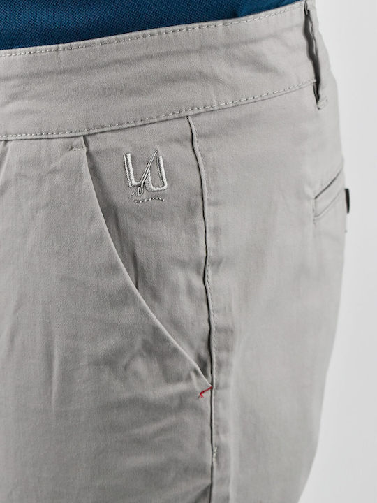 Παντελόνι Chino σε Slim Εφαρμογή Γκρι