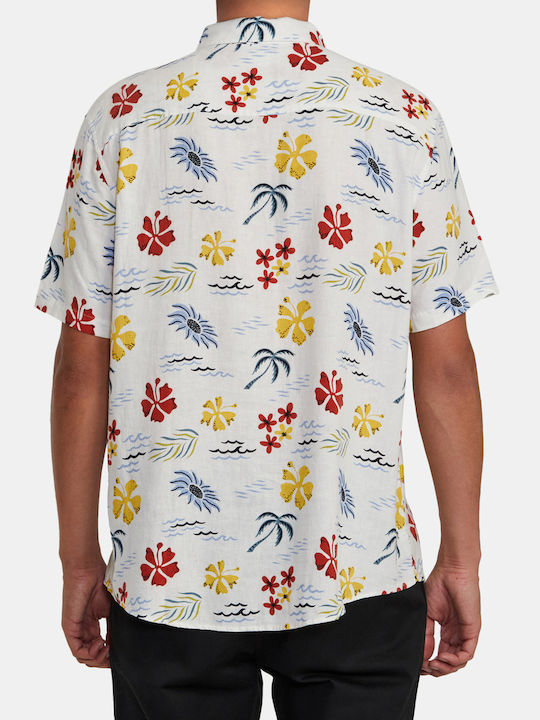 RVCA Men's Shirt Short Sleeve Multicolour