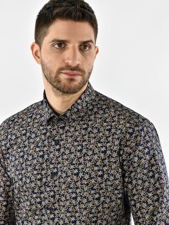 Langärmlig Jeans Hemd Blau