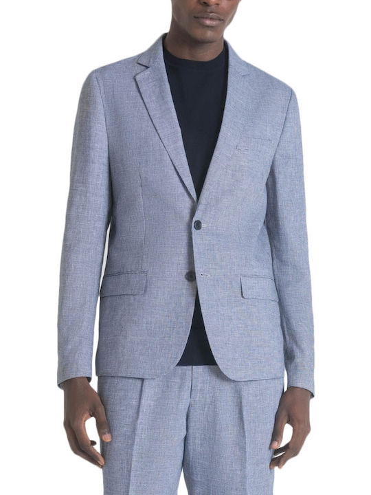 Antony Morato Men's Suit Jacket Slim Fit Gray