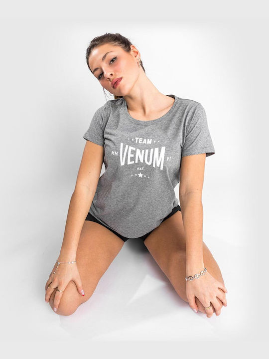 Venum Women's Athletic T-shirt Gray