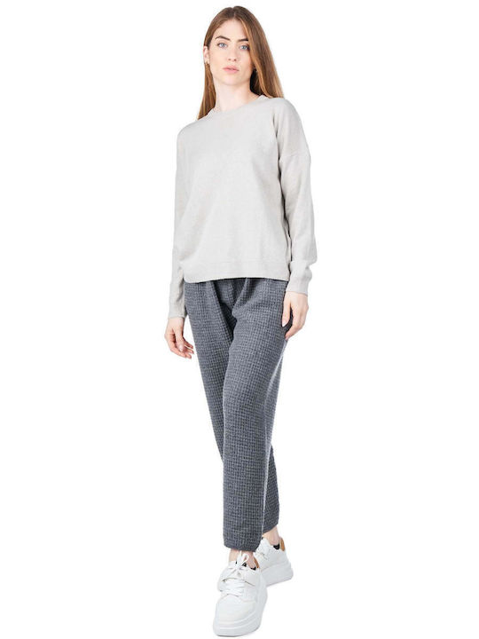 Women's Long Sleeve Sweater Beige