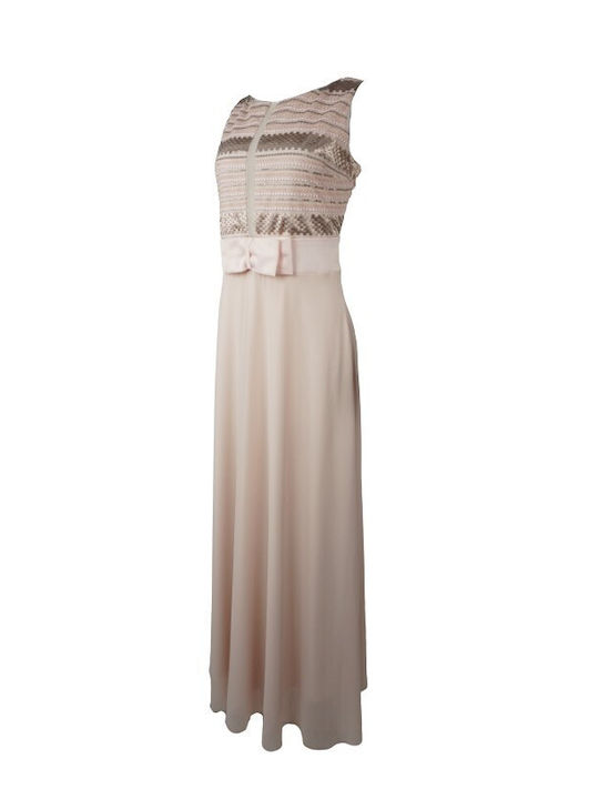Queen Fashion Maxi Dress for Wedding / Baptism Pink