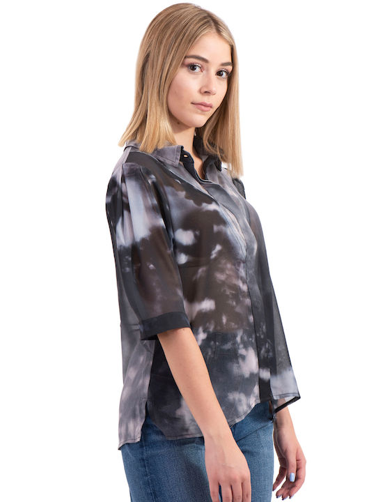 Religion Women's Short Sleeve Shirt Gray