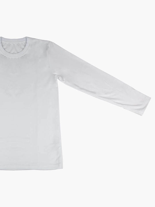 A.A UNDERWEAR Kids' Undershirt Long-sleeved White