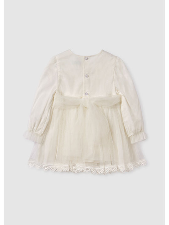 Abel & Lula Children's Dress Tulle Beige