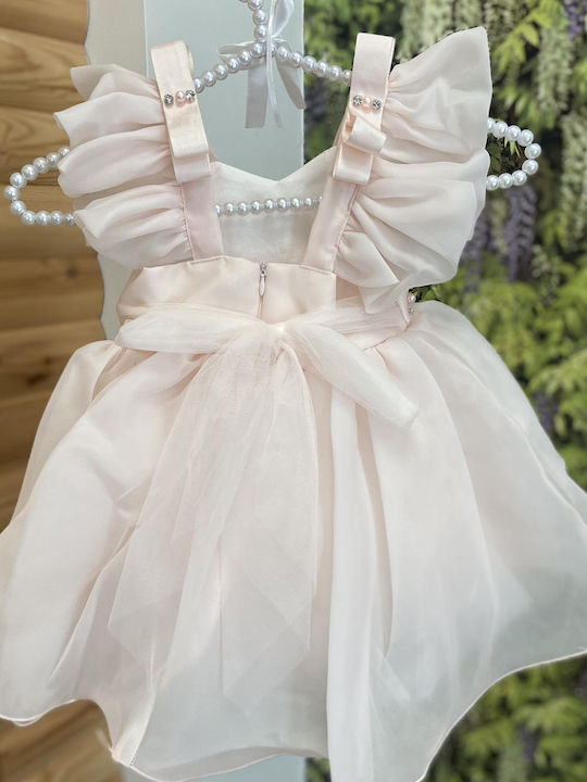 Extan Bebe Mädchen Kleid Rosa