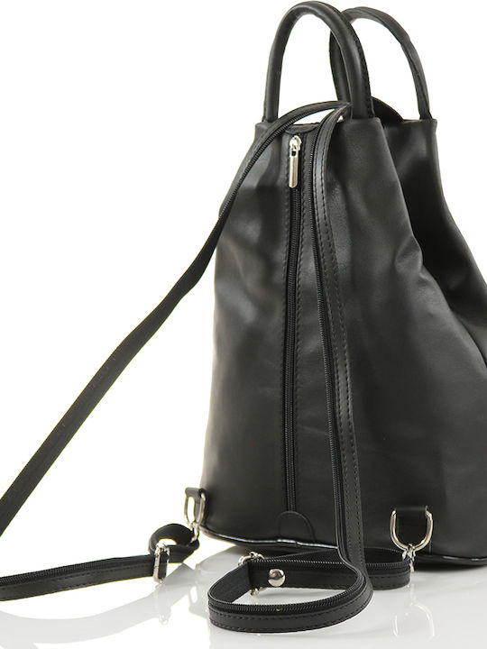 Passaggio Leather Women's Leather Backpack Black