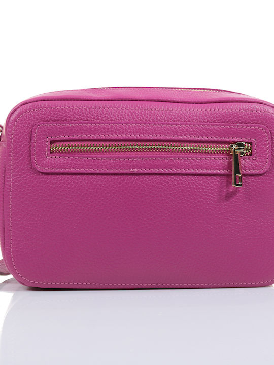 Passaggio Leather Women's Leather Shoulder Bag Fuchsia