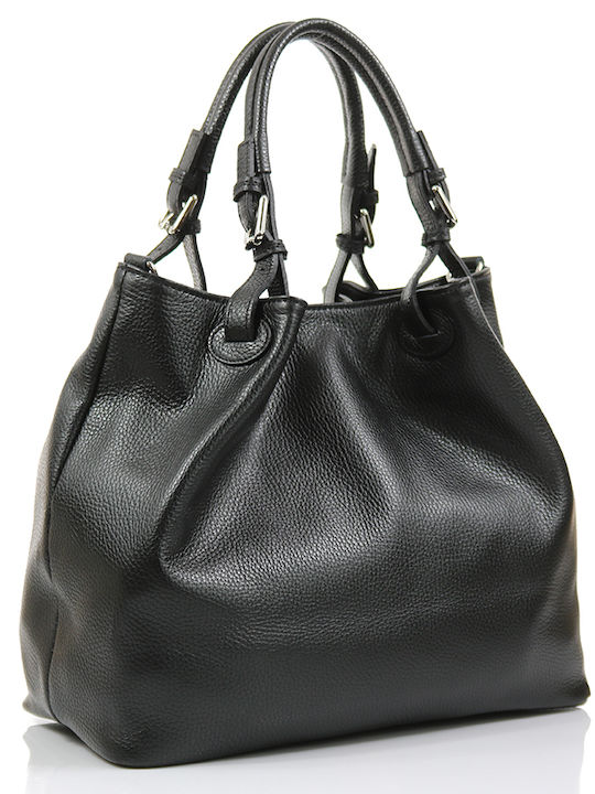 Passaggio Leather Women's Leather Tote Handbag Black