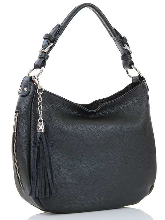 Passaggio Leather Women's Leather Shoulder Bag Black