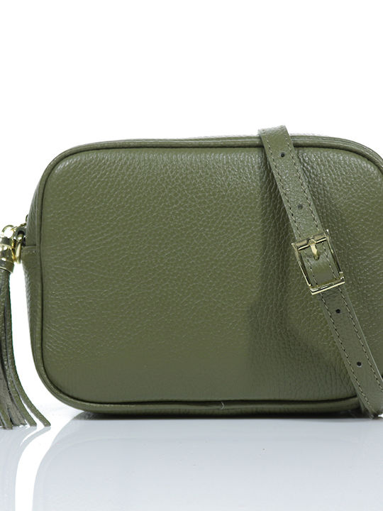 Passaggio Leather Women's Leather Shoulder Bag Green