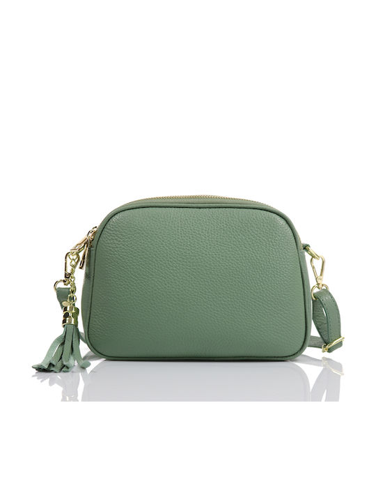 Passaggio Leather Women's Leather Shoulder Bag Green