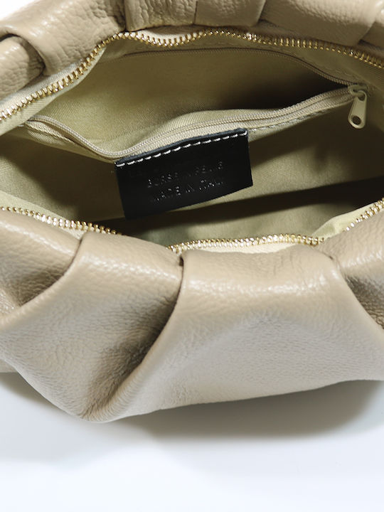 Passaggio Leather Leder Damentasche Beige