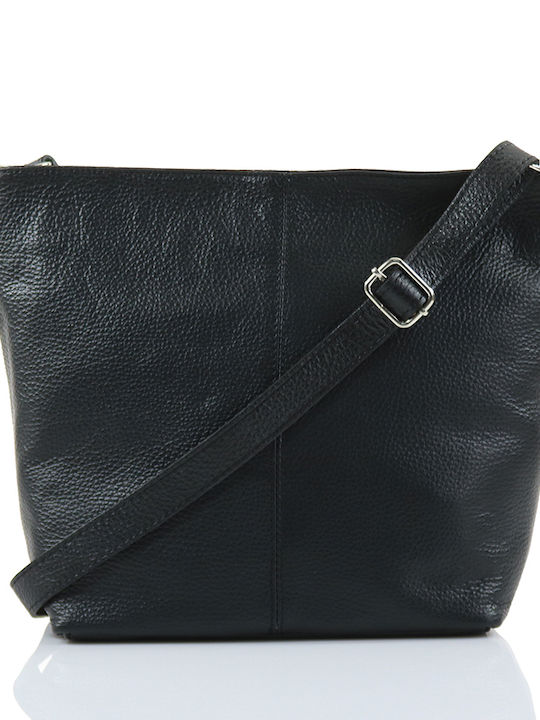 Passaggio Leather Women's Leather Crossbody Bag Black