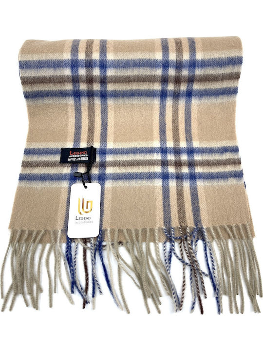 Men's Wool Scarf Brown