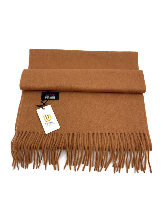Men's Wool Scarf Burgundy