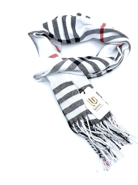 Men's Scarf White