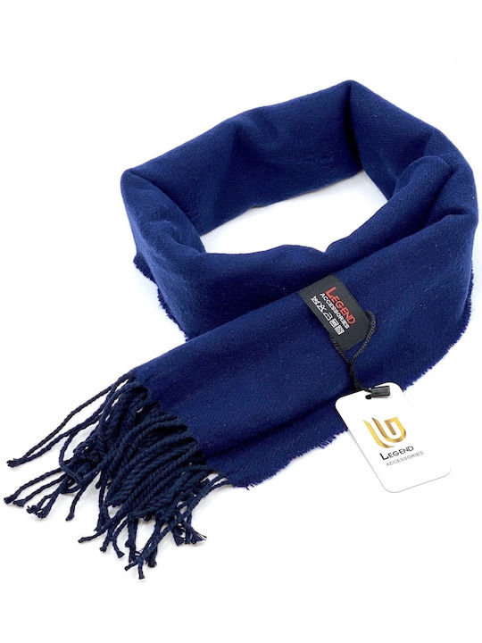 Men's Cashmere Scarf Blue