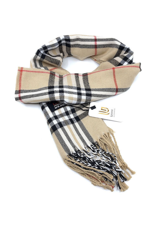 Men's Cashmere Scarf Brown