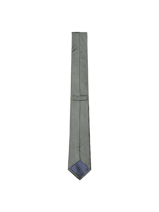 Selected Men's Tie Silk Monochrome in Gray Color