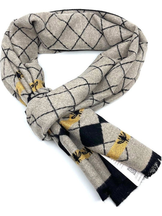 Men's Cashmere Scarf Blue