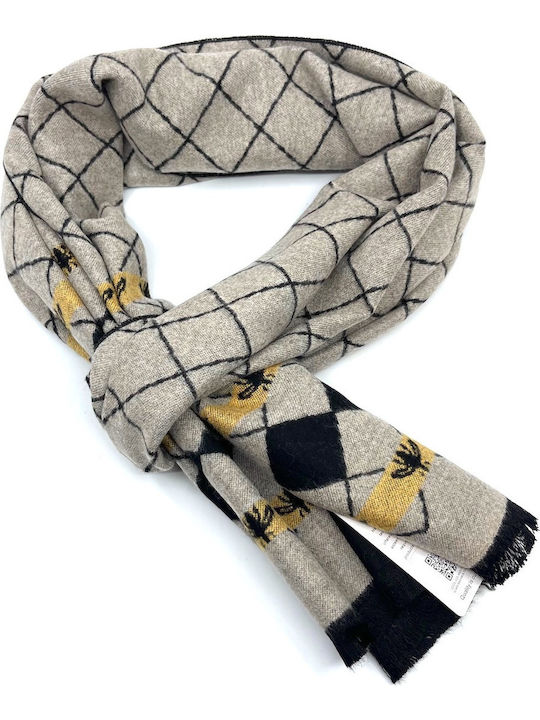 Men's Cashmere Scarf Blue