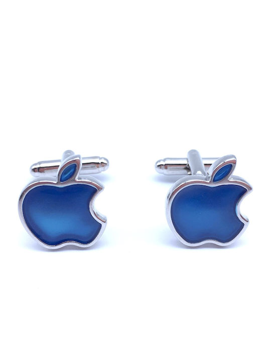 Legend Accessories Cufflinks of Silver Blue