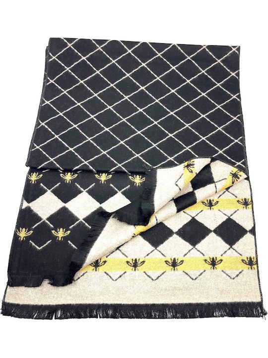 Men's Cashmere Scarf Blue