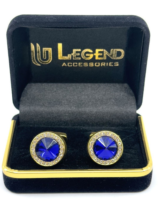 Legend Accessories Μανικετόκουμπα σε Μπλε Χρώμα