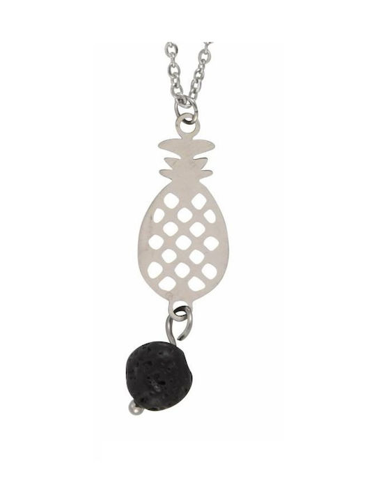 Tatu Moyo Necklace from Silver Black