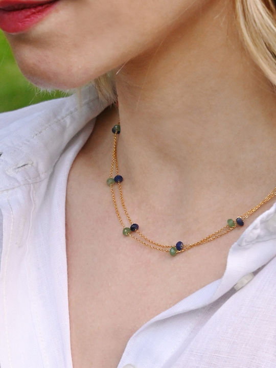 Roloi Kaliamanis Necklace Made of 14K Gold Roloi Kaliamanis Necklace Made of 14K Gold