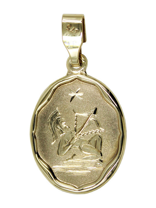 Roloi Kaliamanis Zodiac Sign from Gold 9 K