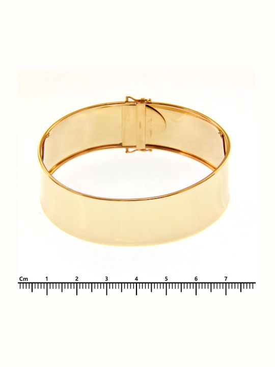 Mentzos Bracelet Handcuffs made of Gold 14K